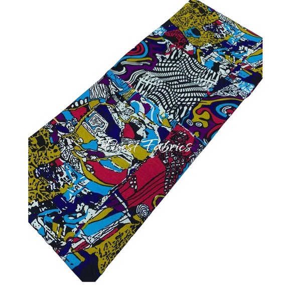 Ankara Fabric African Print Fabric Ankara Fabric By The Yard 100% Cotton Fabric - Picture 1 of 4